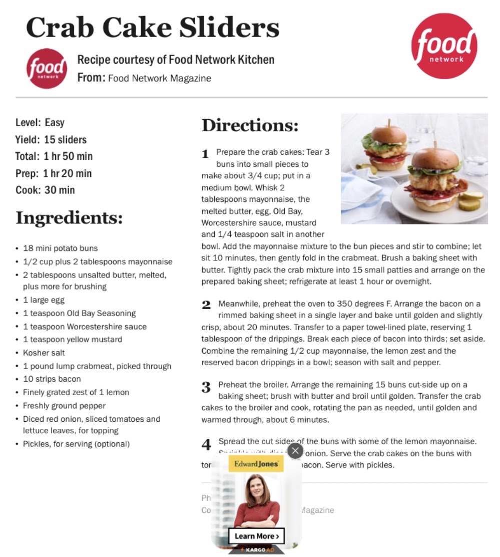 crab cake
